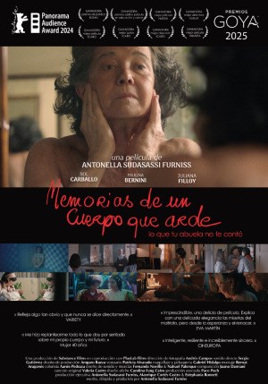 Cartel de Memorias de un cuerpo que arde