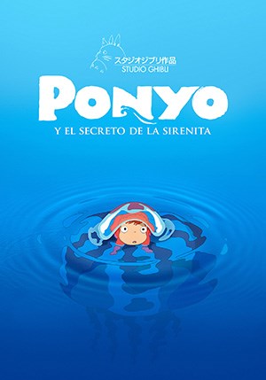 Cartel de Ponyo y el secreto de la sirenita SUB