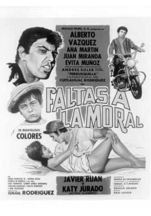 Cartel de Faltas a la moral