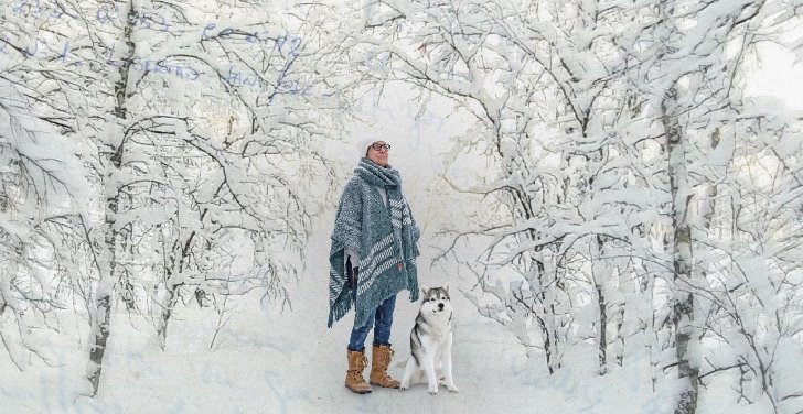 La nieve entre los dos